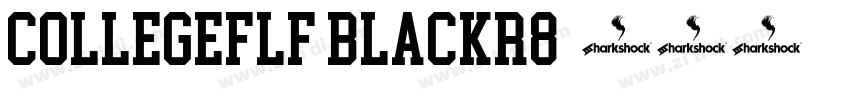 CollegeFLF BlackR8字体转换